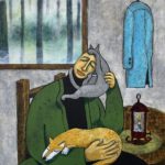 ねこねこねこ展ちょっとだけワン！